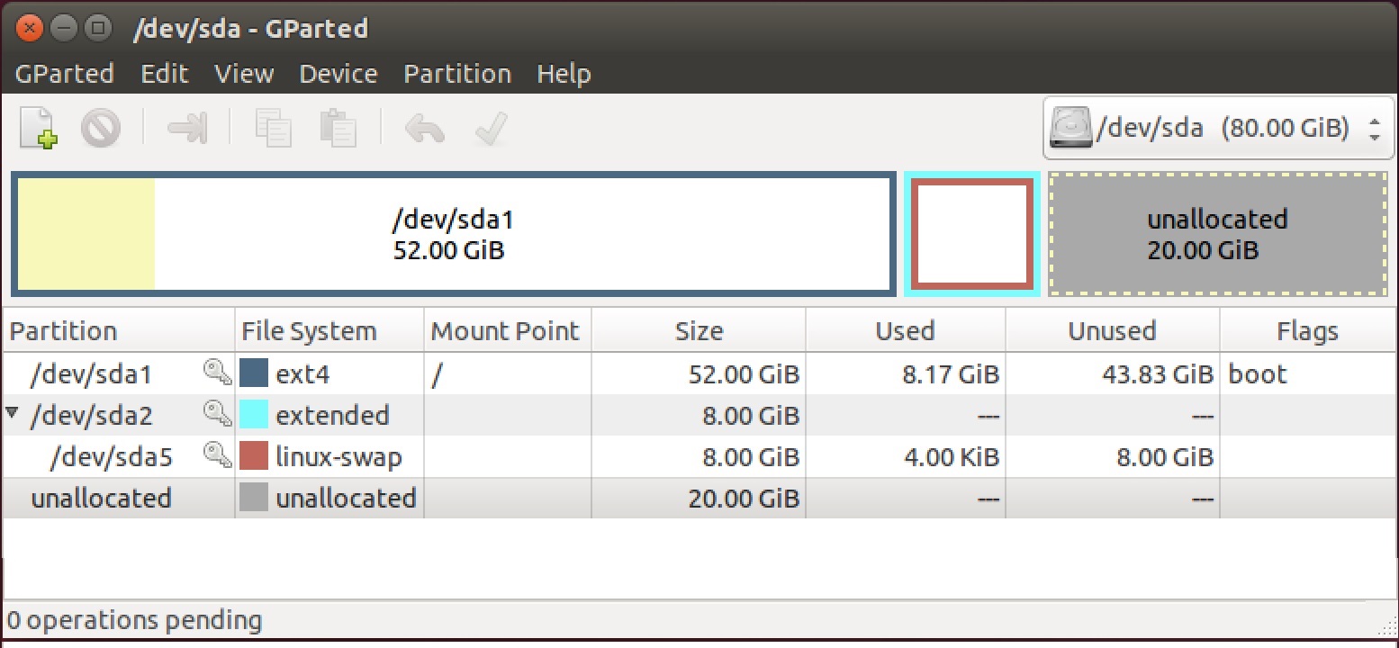 gparted Ubuntu