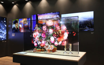 LG Transparent OLED, así es el panel transparente de LG