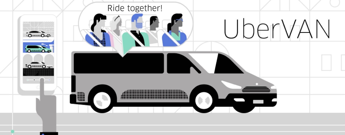 Uber Van, así es el servicio para grupos de Uber