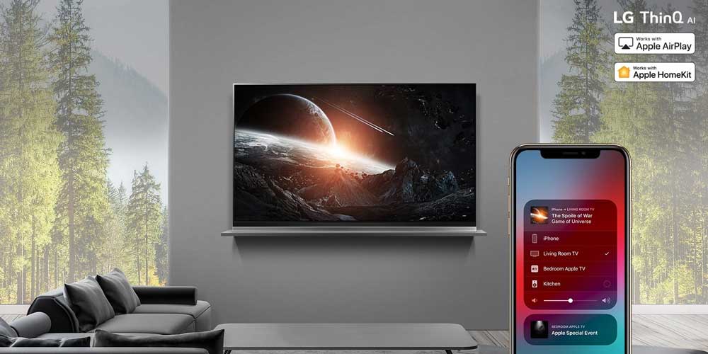 AirPlay 2 y HomeKit de Apple llegan a los televisores LG de 2019