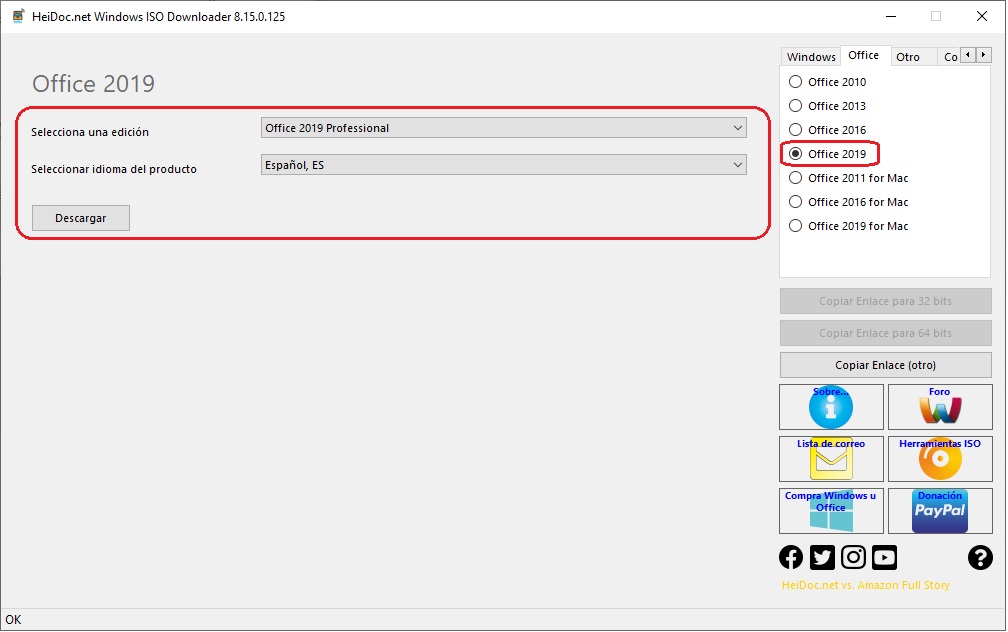 Cómo descargar y usar el archivo de instalación de Office