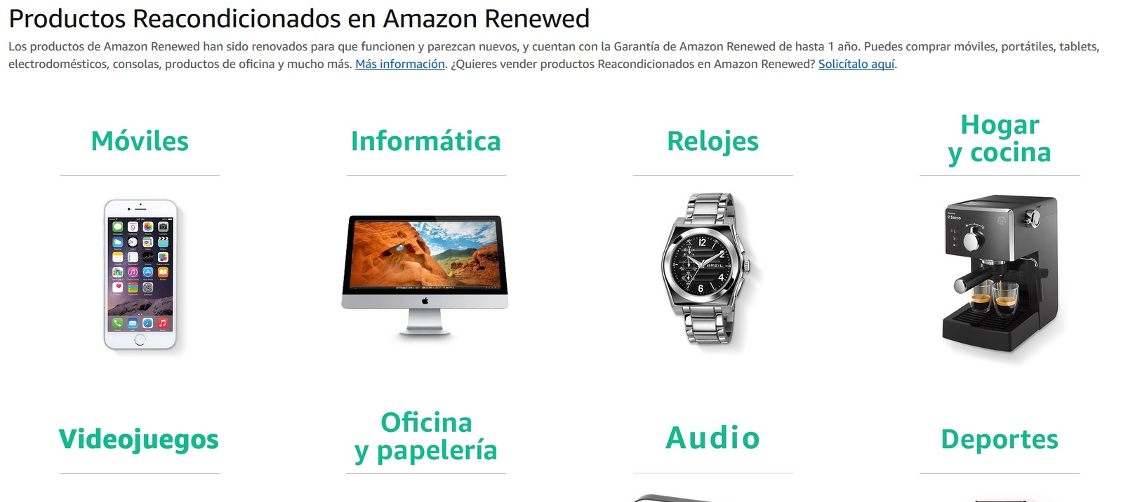 Como es la garantia de los productos reacondicionados de Amazon 7