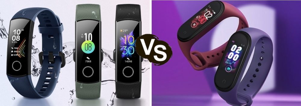 Comparamos la Honor Band 5 vs Xiaomi Mi Band 4 1 comparativa