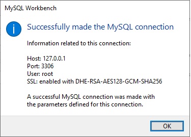 conectarse a MySQL server desde la aplicación MySQL Workbench 03