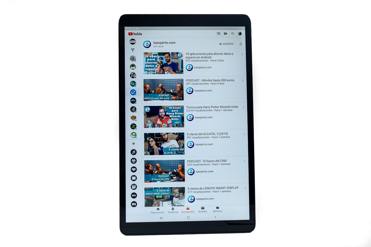 hemos probado Samsung Galaxy Tab A 10.1 2019 final