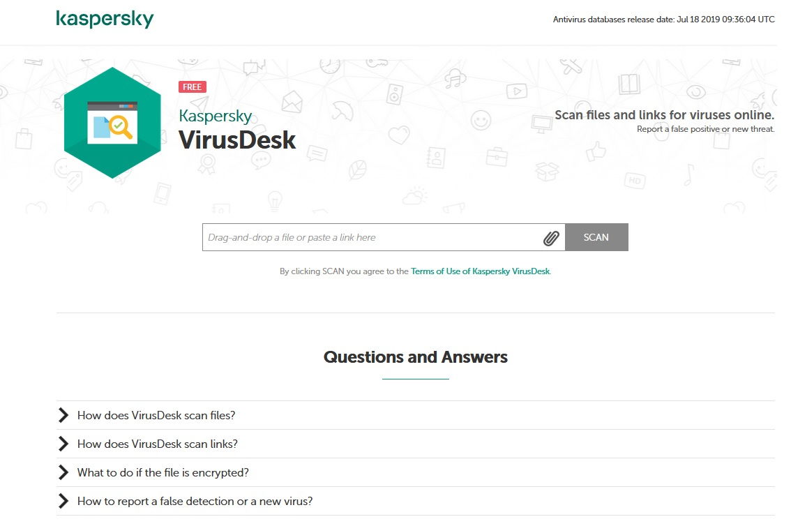 Kaspersky Virus Desk