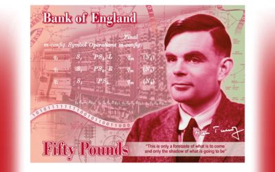 La historia detrás del billete de 50 libras de Alan Turing