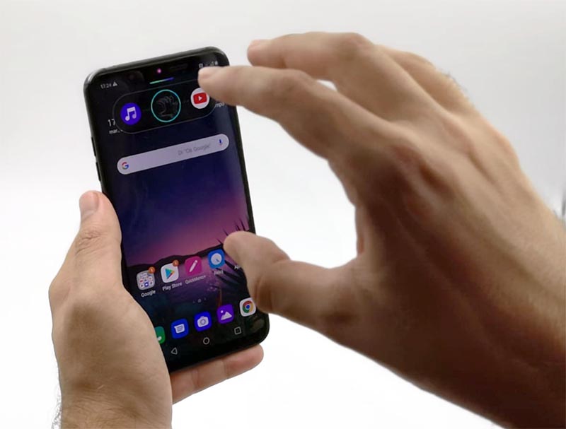 Esto es todo lo que puedes hacer con gestos en el aire en el LG G8 Smart Green