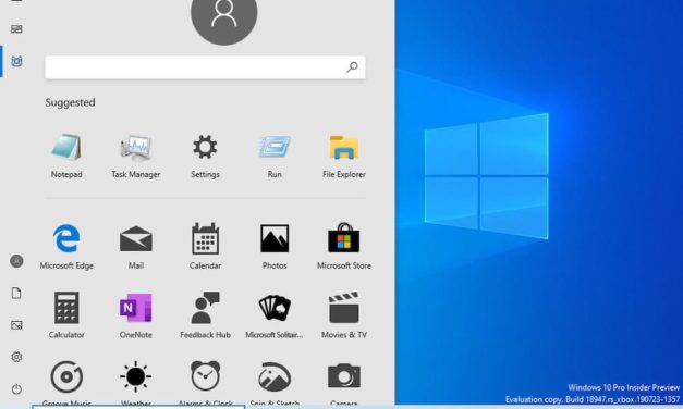 Microsoft muestra por error un nuevo menú de inicio para Windows 10