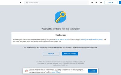 Wikipedia y Reddit comienzan una huelga en redes sociales por la privacidad