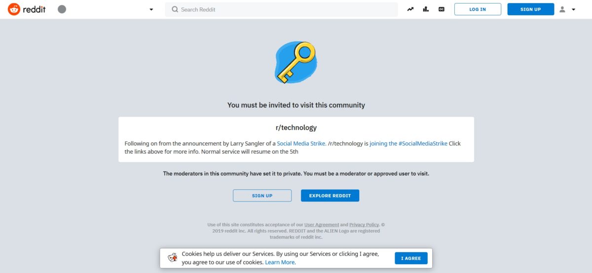 Wikipedia y Reddit comienzan una huelga en redes sociales por la privacidad