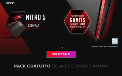 Acer regala un pack de accesorios gaming al comprar un Nitro 5 o Predator Helios 300
