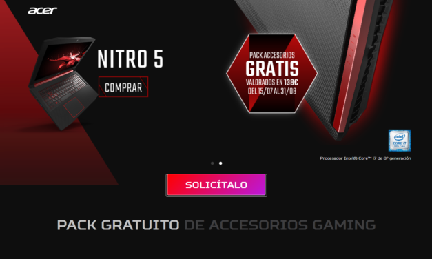 Acer regala un pack de accesorios gaming al comprar un Nitro 5 o Predator Helios 300