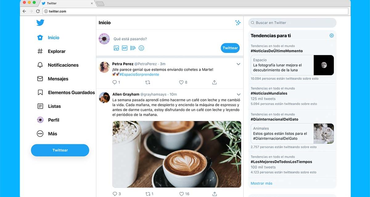 Twitter.com, así es el nuevo diseño y funciones de Twitter