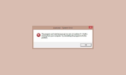 Cómo solucionar el error Falta api-ms-win-crt-runtime-l1-1-0.dll en Windows 10