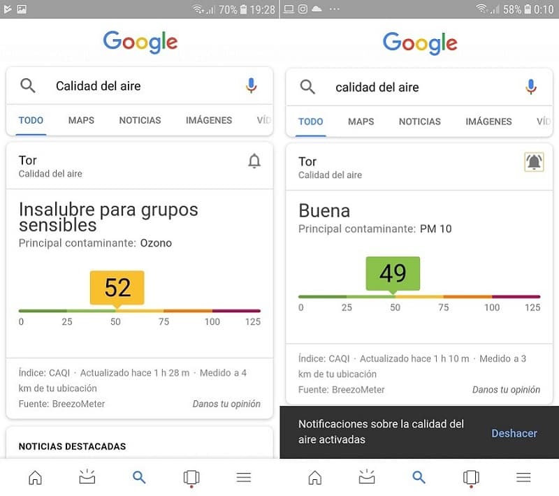 Las mejores webs y apps para comprobar la calidad del aire 1