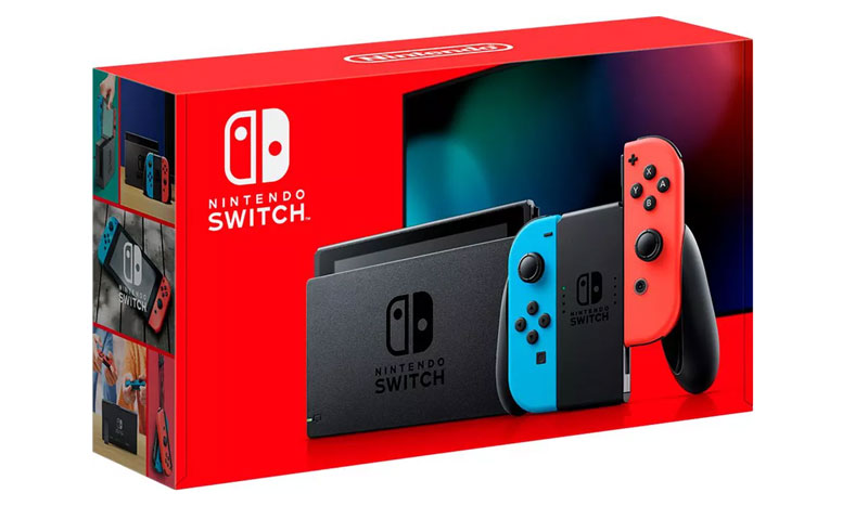 cómo reconocer la nueva Nintendo Switch caja