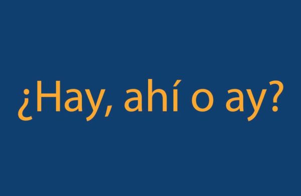 Hay Que Significa Diccionario de dudas para escribir en Internet: ¿hay, ahí o ay?