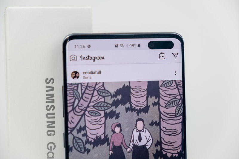 hemos probado Samsung Galaxy S10 5G muesca pantalla