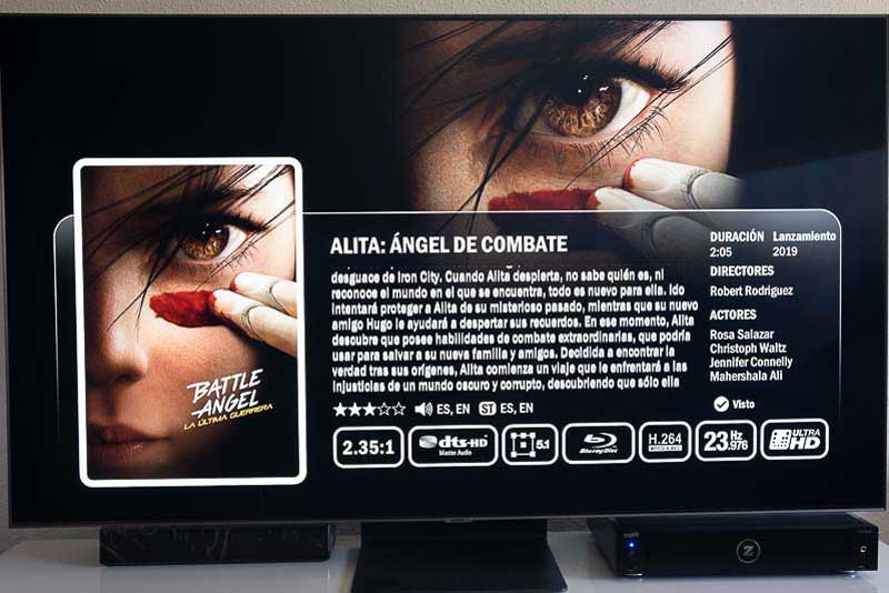 hemos probado Zappiti Pro 4K HDR info película