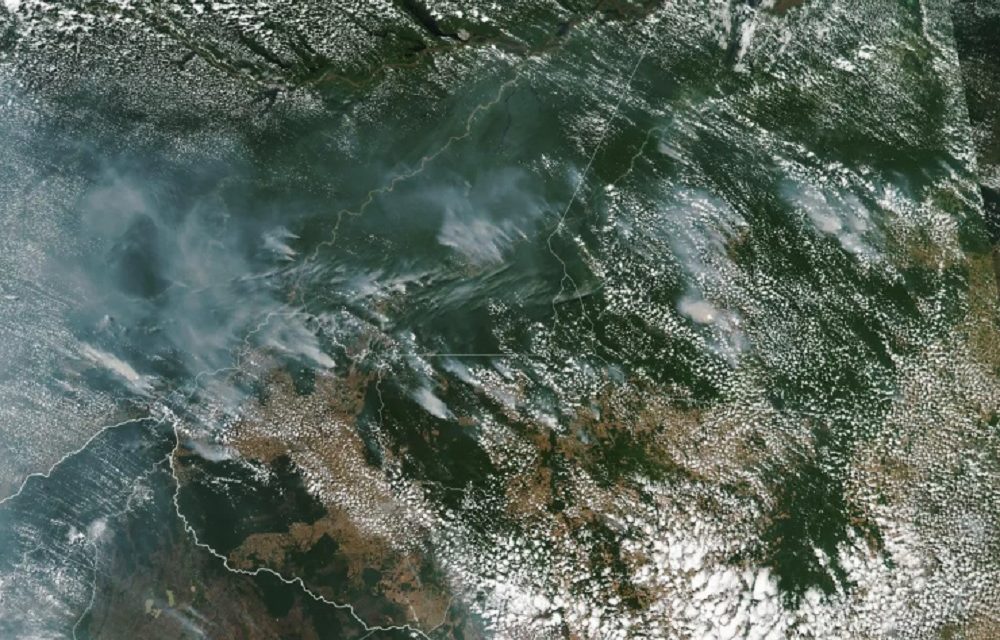 El desolador panorama desde el espacio de los incendios del Amazonas