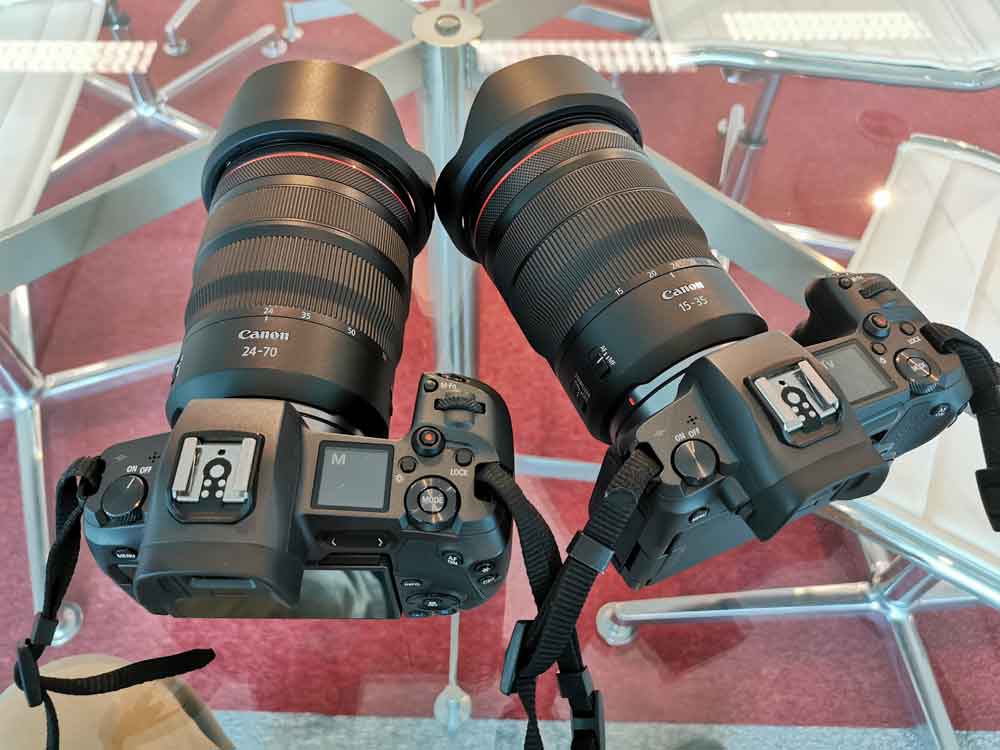 Canon RF 15-35 mm y 24-70 mm f2.8L, nuevos objetivos para EOS R
