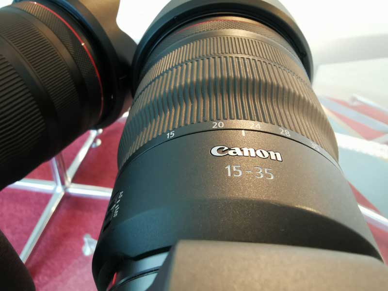 lanzamiento Canon RF 15-35 y 24-70 f2.8L precios
