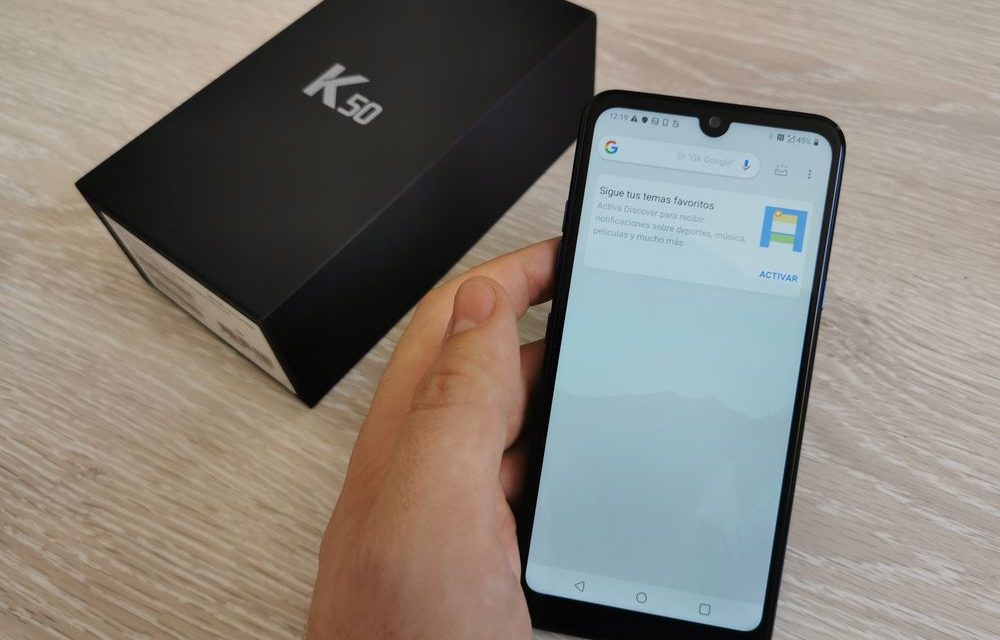 5 características clave del móvil LG K50