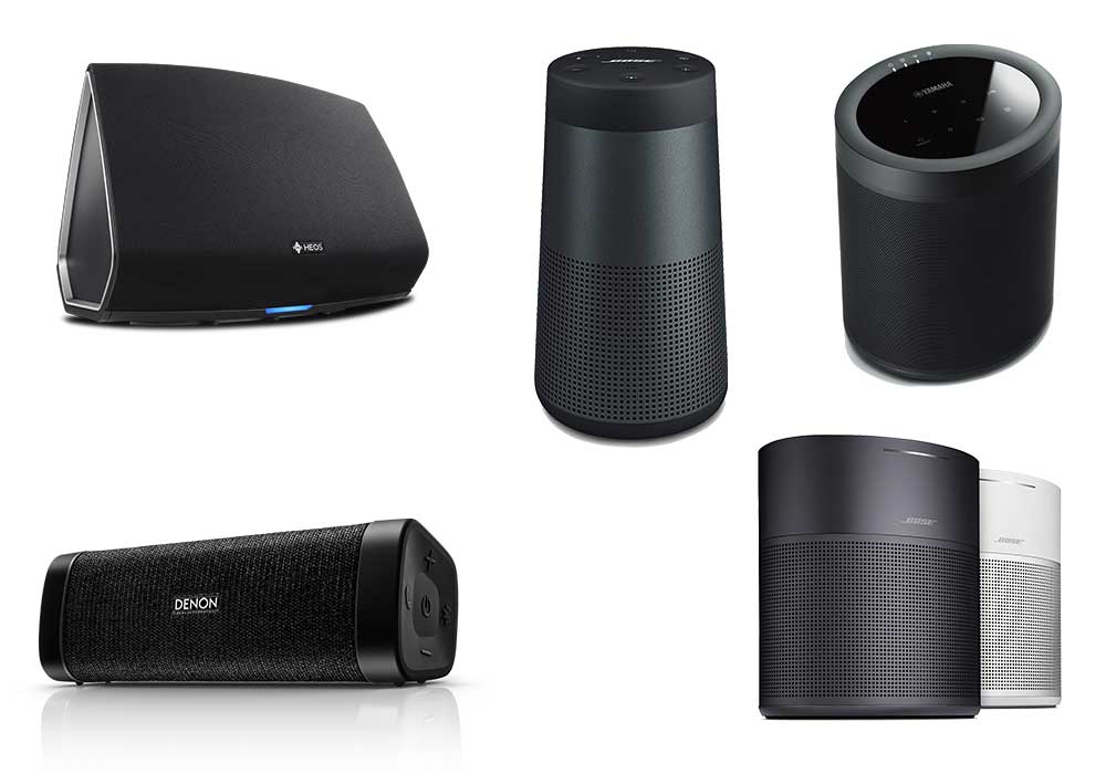 Los 5 mejores altavoces inalámbricos de Denon, Yamaha y Bose