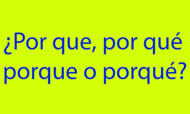 Diccionario de dudas para escribir en Internet: ¿porque, porqué, por que o por qué?