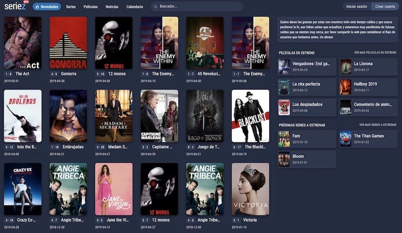 5 alternativas a Vidcorn para ver series y películas online en 2020 3