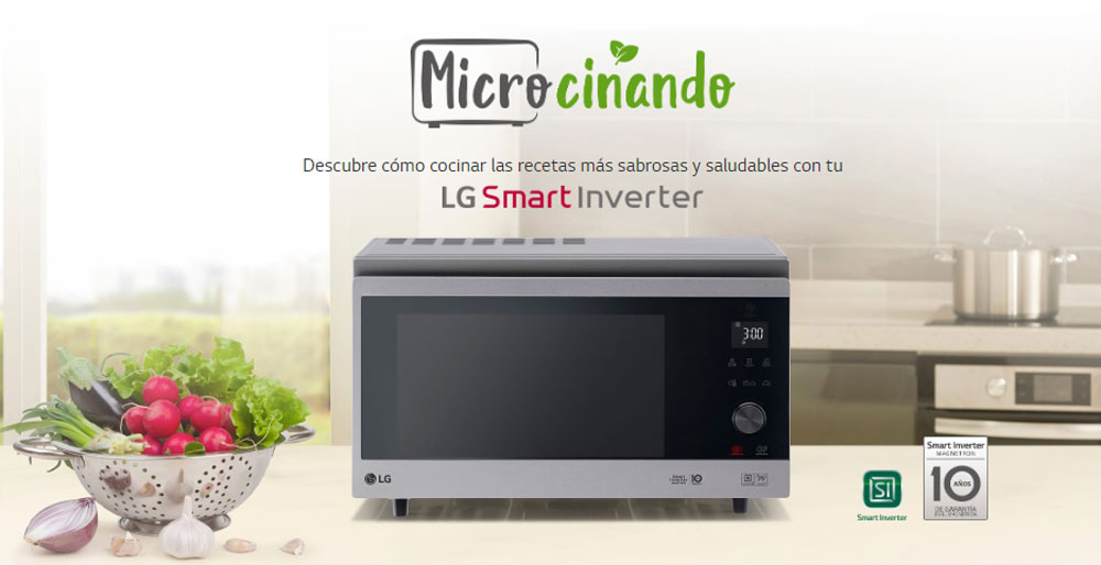 5 recetas sanas que puedes preparar con los nuevos microondas de LG