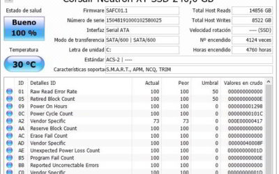 Cómo comprobar la salud de un disco duro con CrystalDiskInfo