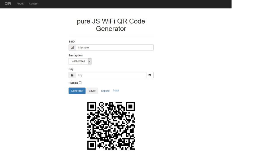 Crea un código QR con los datos de tu WiFi 1