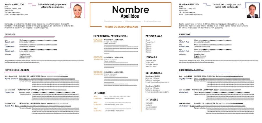 curriculum vitae vacio