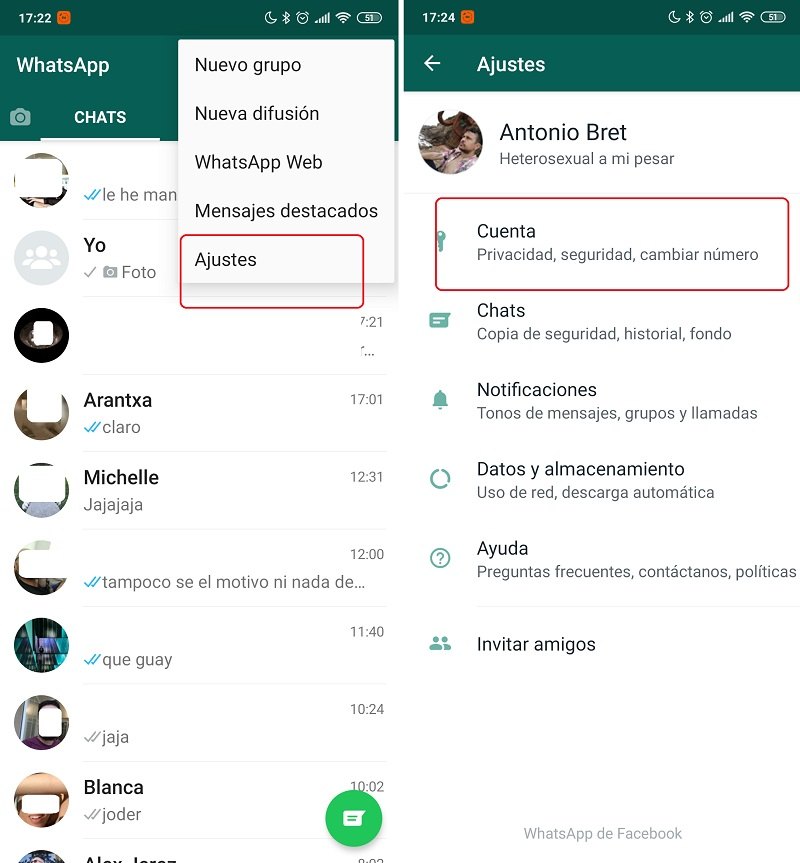 eliminar cuenta whatsapp 02