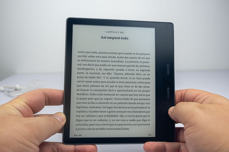 hemos probado Amazon Kindle Oasis (2019) autonomía