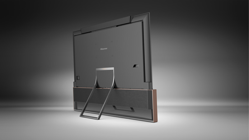 Hisense muestra el primer televisor ULED XD y dos Laser TV 2 primer televisor ULED XD de Hisense trasera U9E