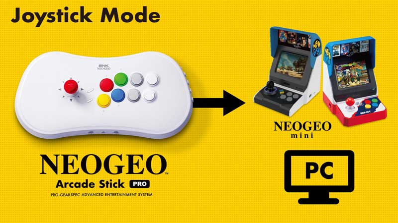 consola retro Neo Geo Arcade Stick Pro mando