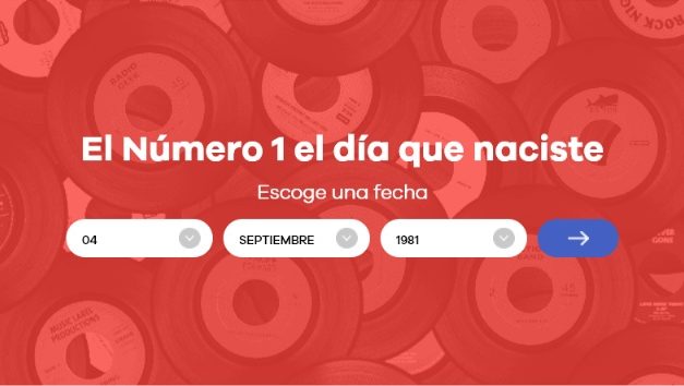 ¿Qué canción era el número 1 en la radio el día que naciste?