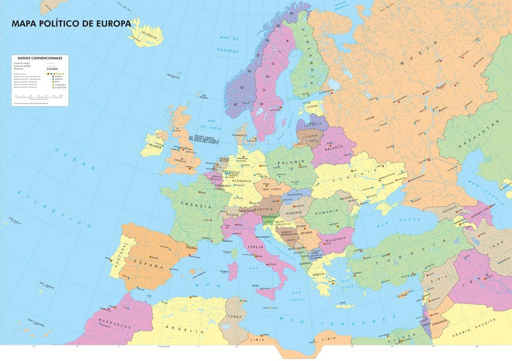 Visita la entrada para saber más.  Mapa de europa, Europa fisica, Mapa  politico de europa