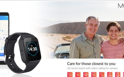 TCL MOVETIME Family Watch MT40S, reloj inteligente con videollamadas para los mayores
