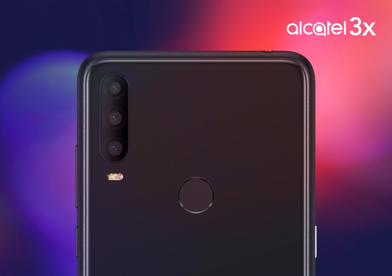 oficial Alcatel 3X 2019 cámara trasera