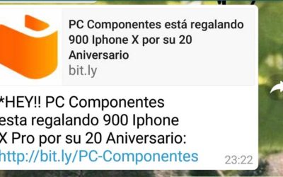 Cuidado con el bulo de PcComponentes que está circulando por WhatsApp