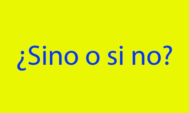 ¿Sino o si no? Diccionario de dudas para escribir en Internet