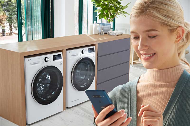 tecnologías de las lavadoras LG AI Direct Drive ThinQ