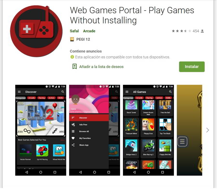 Web Games Portal