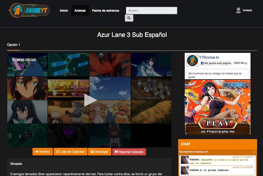 Páginas para Ver Anime [ONLINE] SUB Español GRATIS