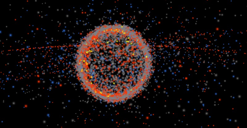 ¿Cuánta basura espacial hay flotando alrededor de la tierra? 2 basura espacial 02