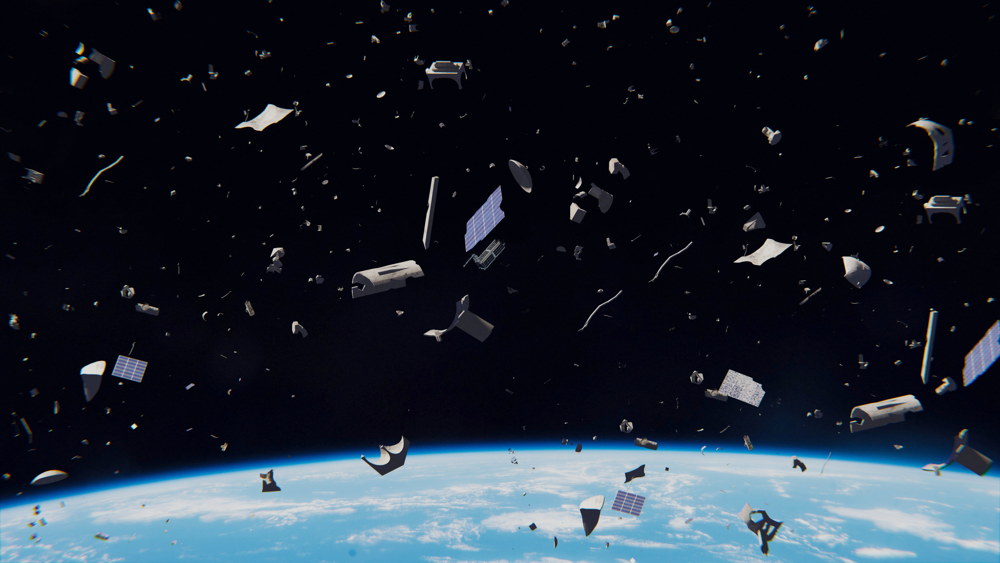 ¿Cuánta basura espacial hay flotando alrededor de la tierra? 1 ¿Cuánta basura espacial hay flotando alrededor de la tierra?